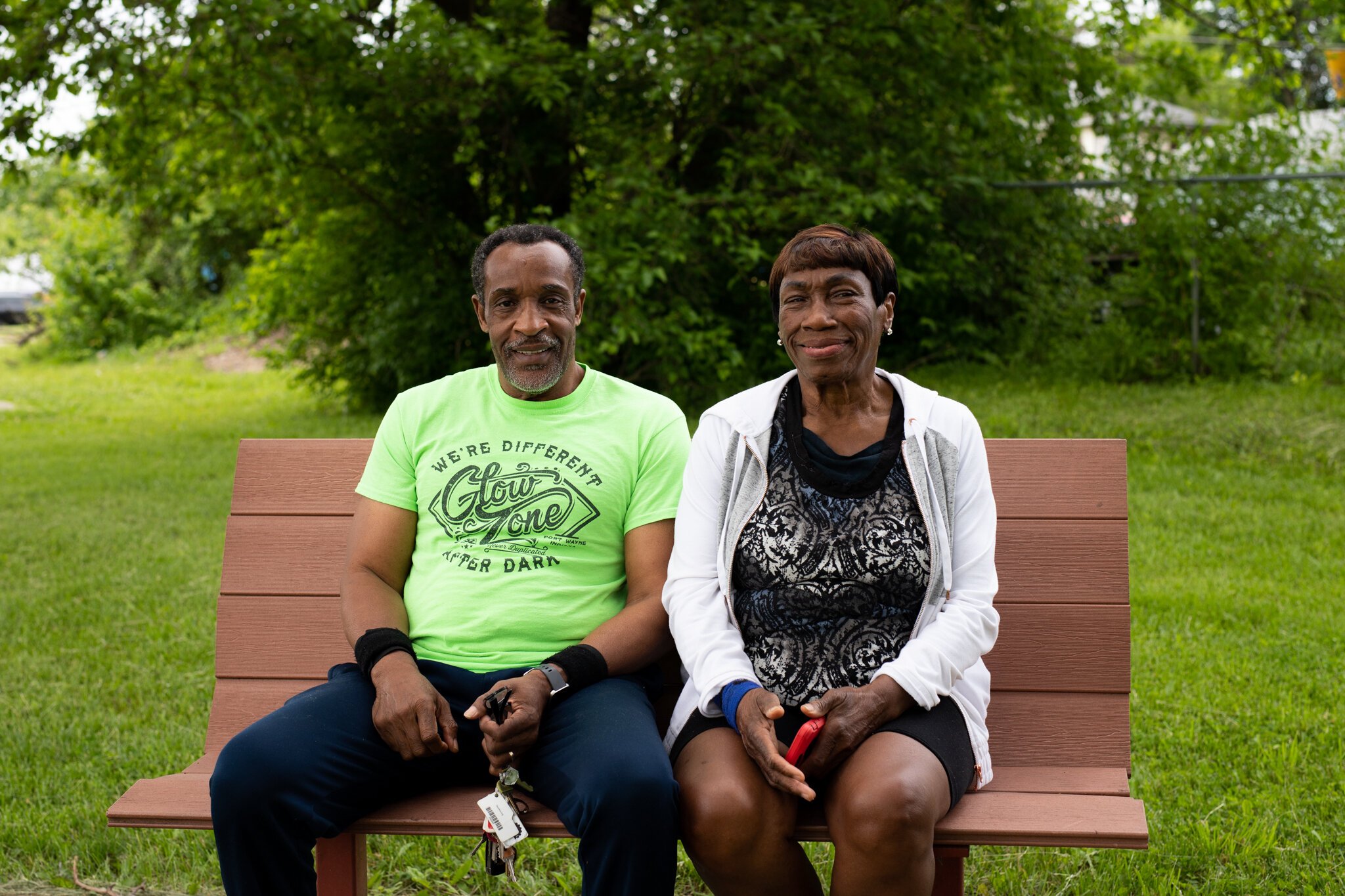 Renaissance Pointe residents Lester and Hester Powell have taken it upon themselves to care for a local park.