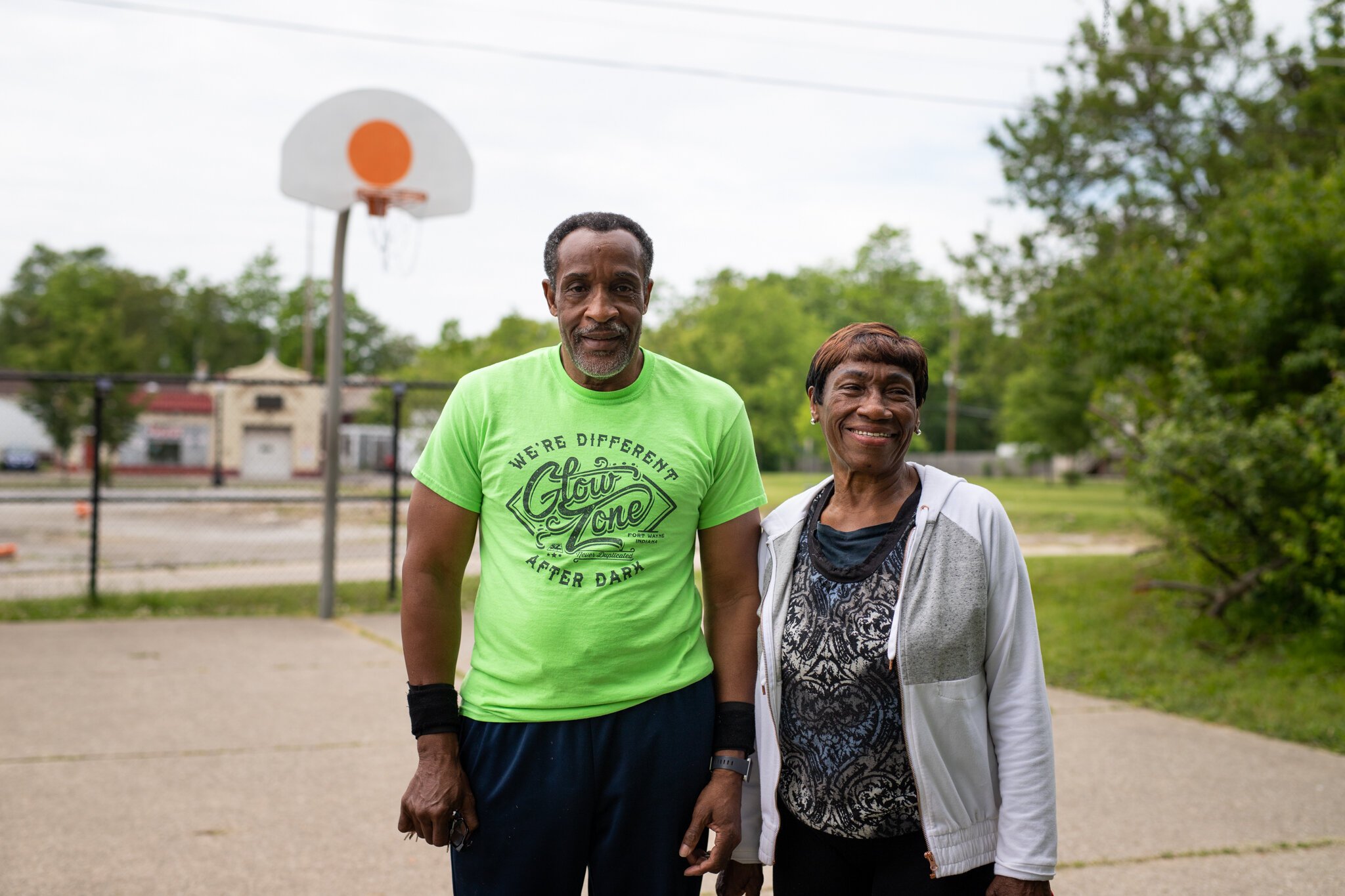 Renaissance Pointe residents Lester and Hester Powell have taken it upon themselves to care for a local park.