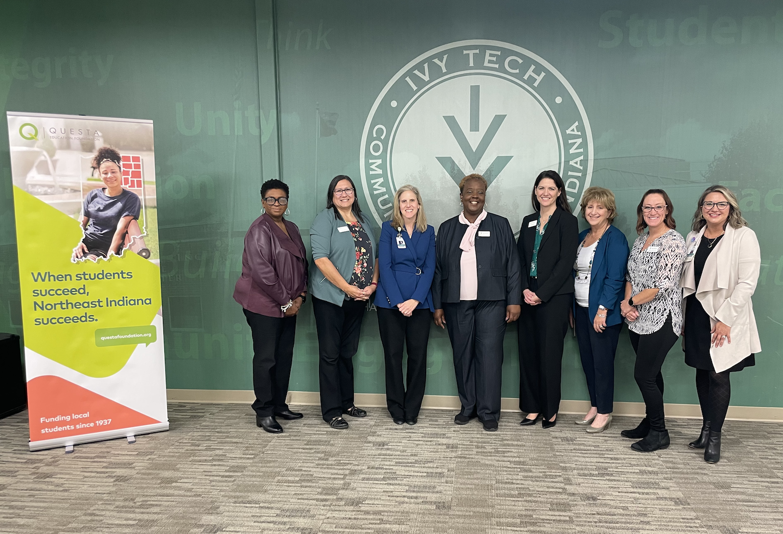 Representatives from Parkview Health, Indiana Tech, the Questa Foundation and Fort Wayne Community Schools gathered in October to celebrate the launch of the new Parkview Opportunity Scholars award.
