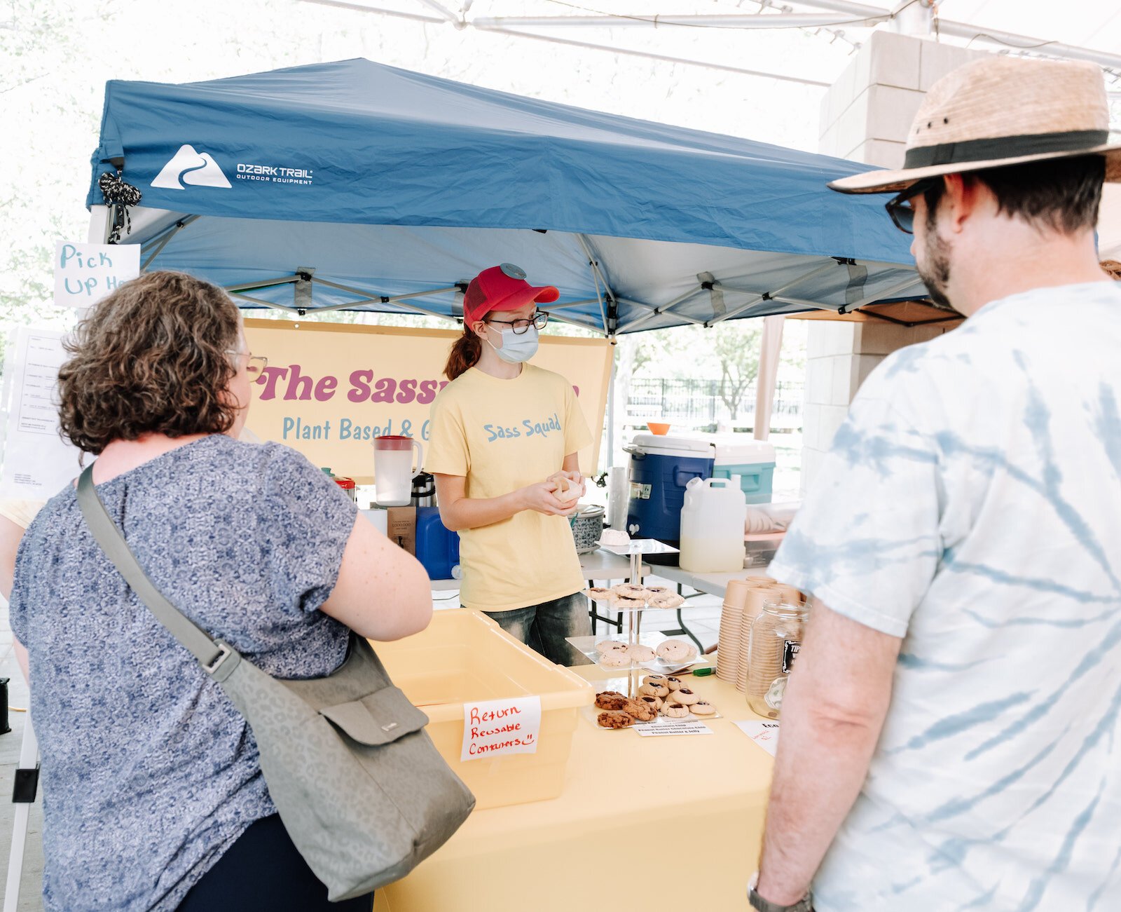 The Sassy Vegan at Eco Fest 2022.