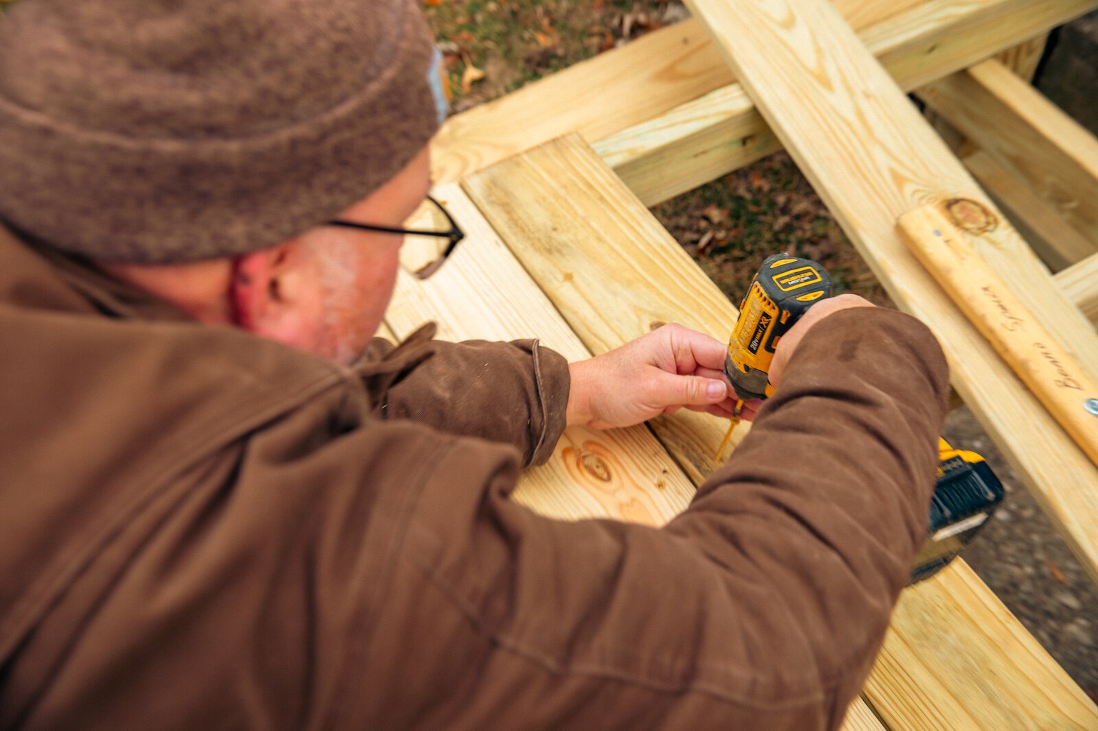 One group of NeighborLink volunteers, known as Carpenter’s Sons, build ramps and serve almost 500 homes a year.