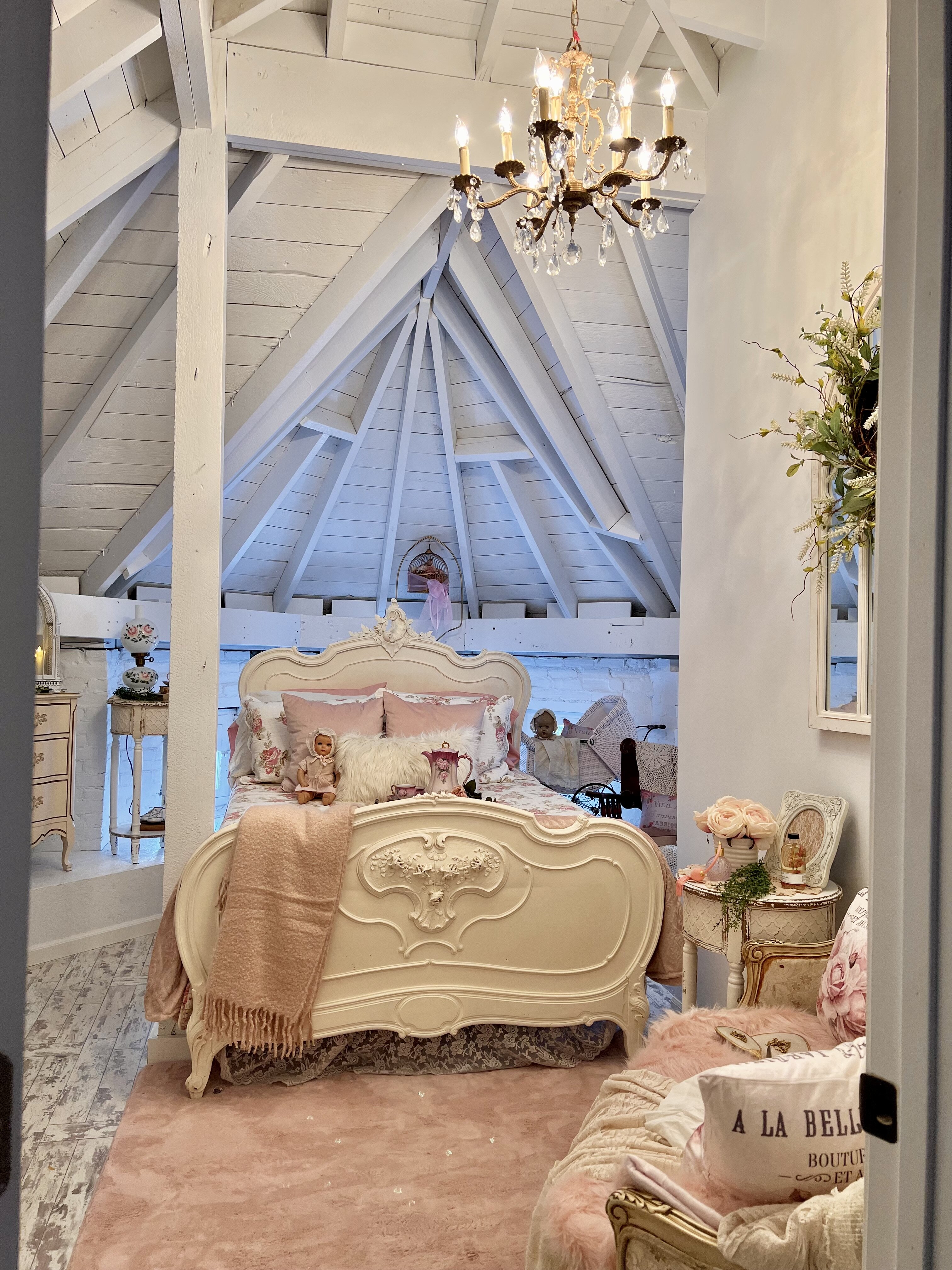 The third floor bedroom in the Rauh home.