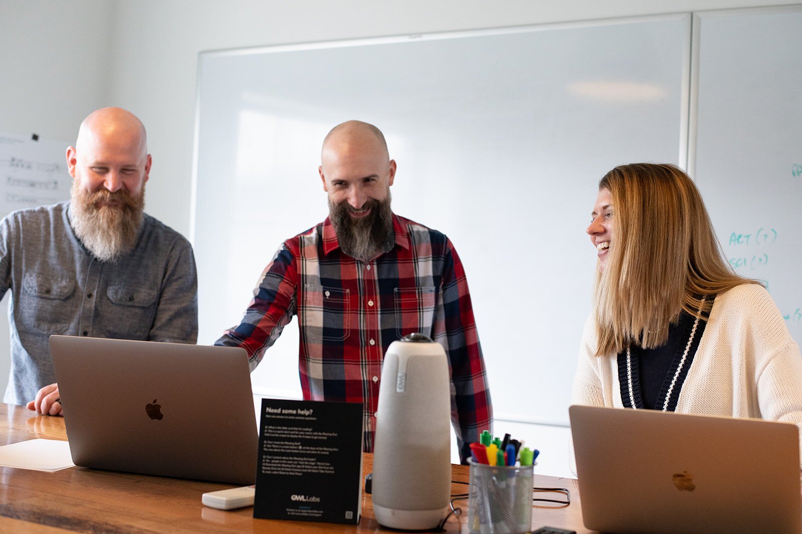 Reusser's team collaborates in their Downtown Roanoke office at 150 S. Main St.