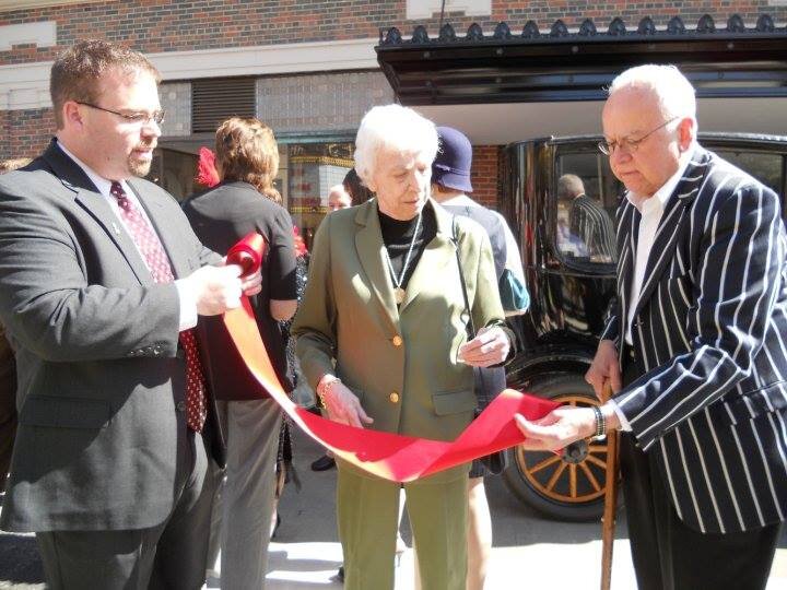 Richard Ford and his sister, Virigina Ford, at the grand reopening of the Charley Creek Inn.