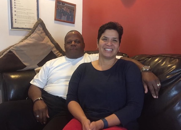 Tony and Becky Ridley at their house in the Renaissance Pointe Neighborhood.