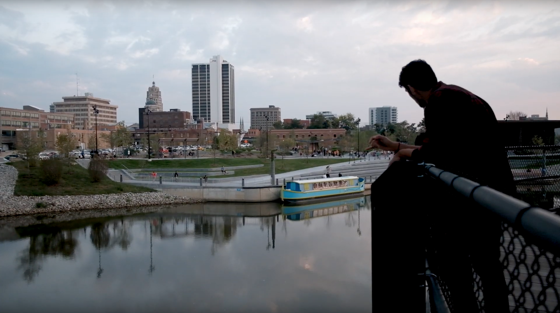 Riverfront Fort Wayne's Promenade Park opened in August 2019.