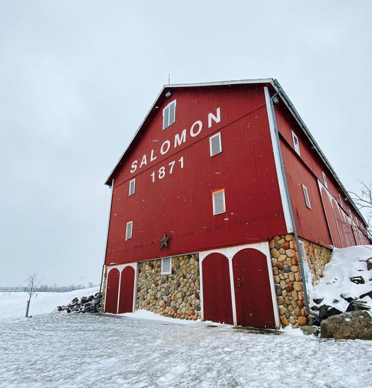 Salomon Farm Park is open for winter hikes.