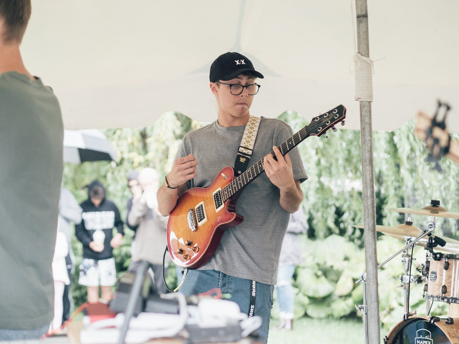 Having opened concerts for nationally known acts, including Citizens and The Brilliance, student Sam Schmidt released his debut single “Paint” in 2020 and has an album on the way.