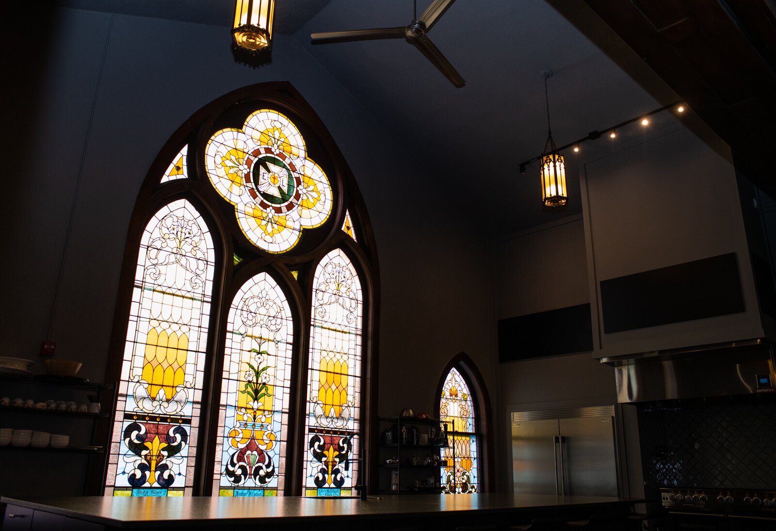 The Sanctuary is a renovated 1903 Gothic-style church that's been converted to an Airbnb and event venue blocks away from historic downtown Wabash.