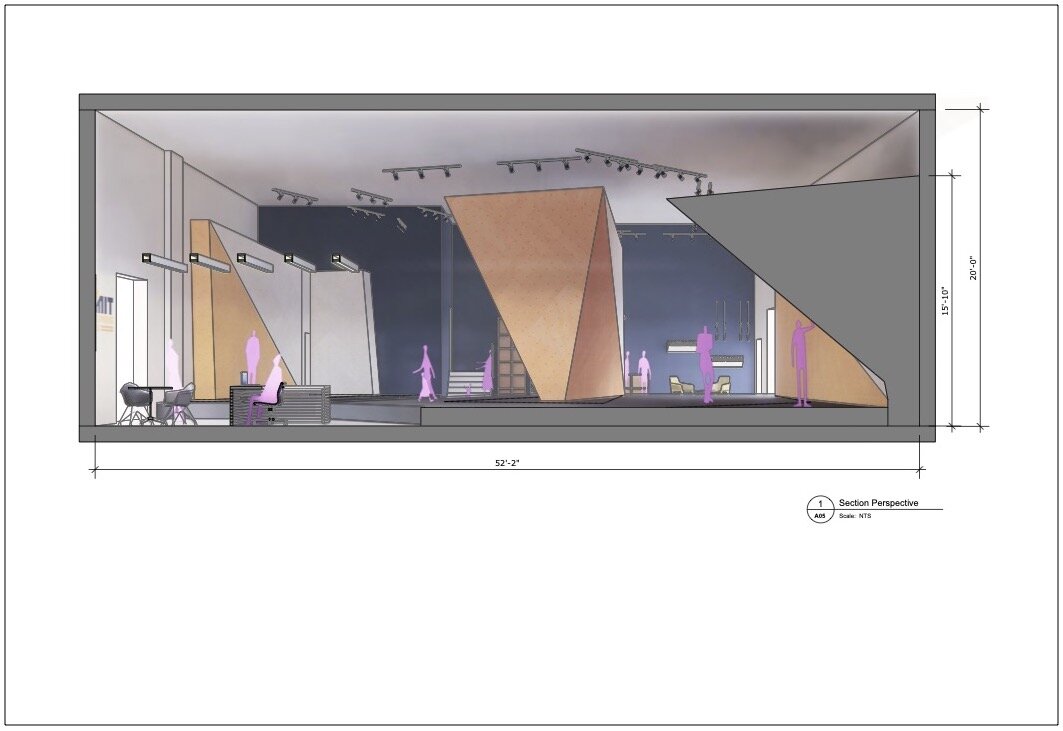 Schematics showing what Summit City Climbing Co. might look like after construction.