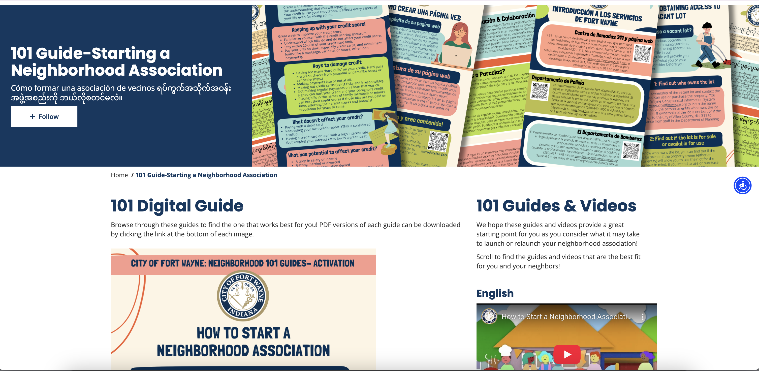Each guide has a complementary video, and are available in English, Spanish and Burmese. They are intended to be quick and easy-to-use resources.