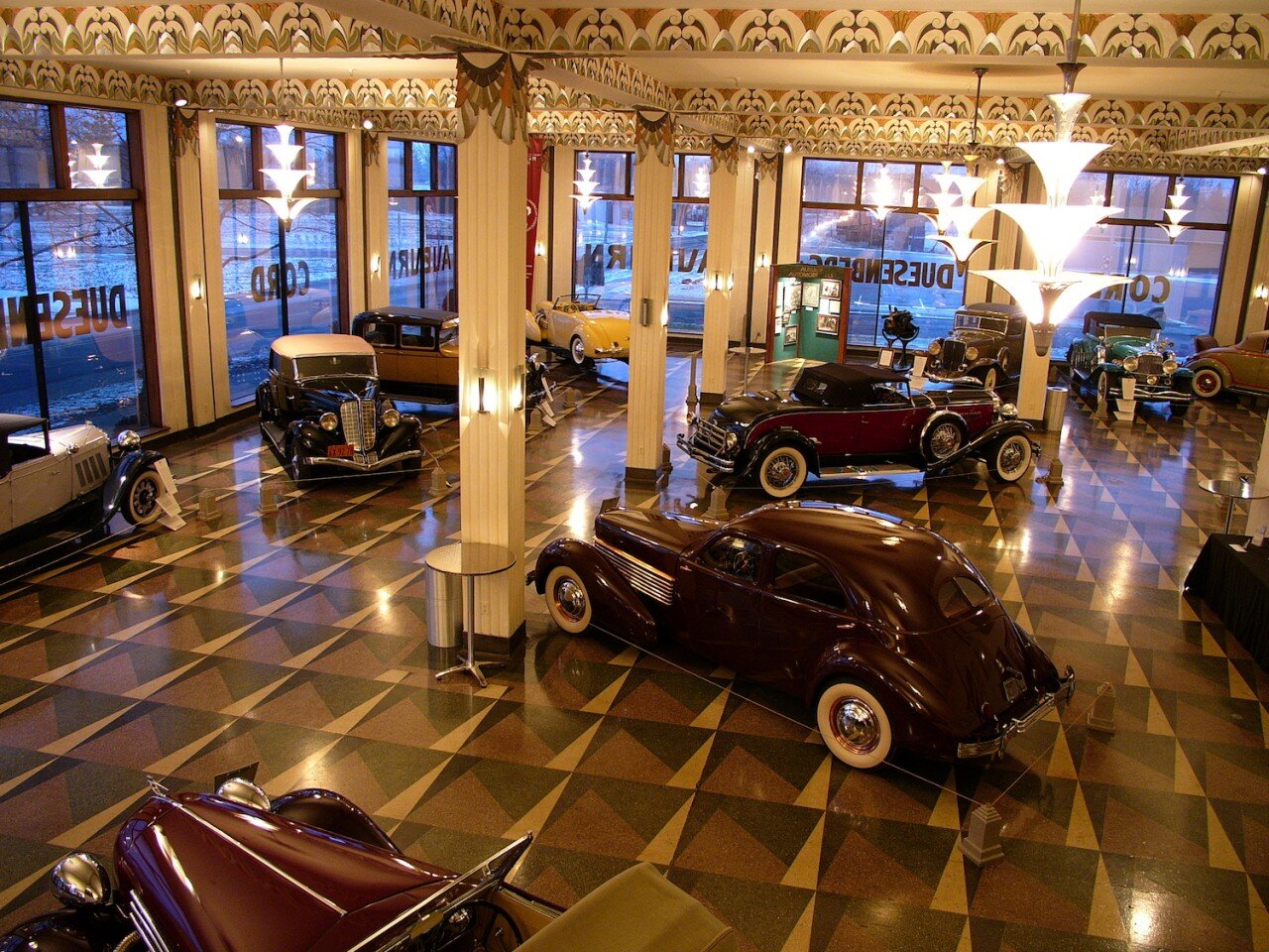 The ACD Museum offers more than 120 cars on exhibit on three levels and nine automotive themed galleries.