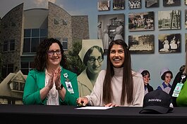Parkview hosts a Signing Day for nurses at schools like the University of St. Francis, similar to when a high school athlete commits to a university.
