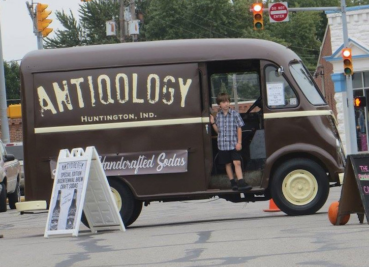 Antiqology takes its soda on wheels to regional events and festivals.