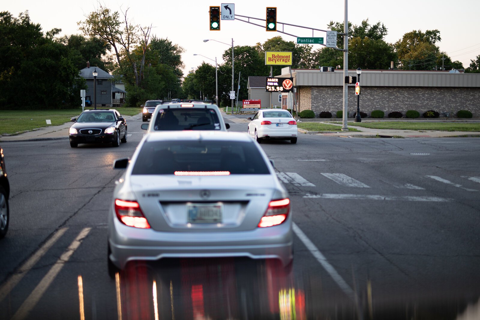 A busy street in South East Fort Wayne.