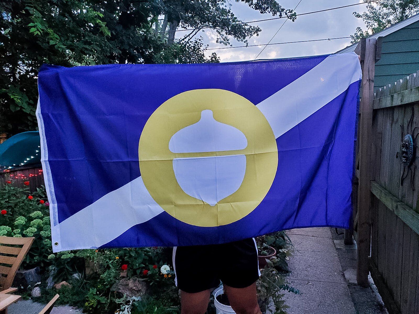 Artist and Southwood Park Board Beautification Chair Sierah Barnhart designed Southwood Park’s first flag.