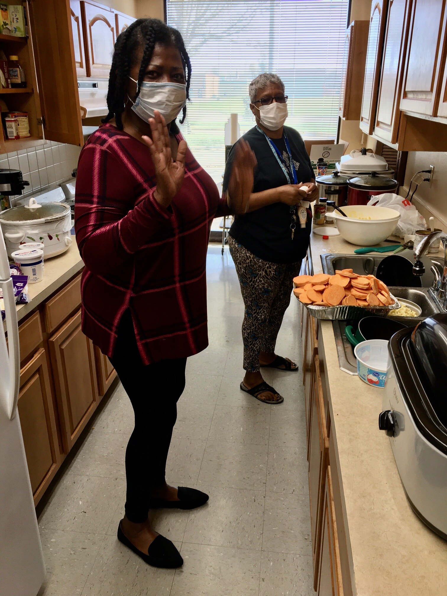 Tenant leaders at Tall Oaks Apartments give back to their fellow residents with home-cooked meals.