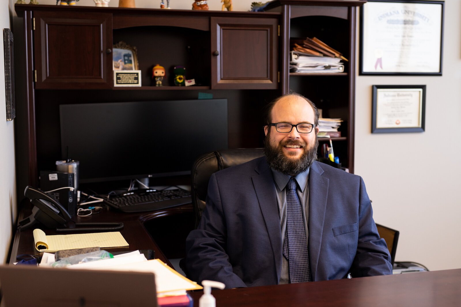 Andrew Thomas, an attorney with Indiana Legal Services (ILS), runs the Tenant Assistance Legal Clinic, which provides free legal advice and representation to Fort Wayne residents.