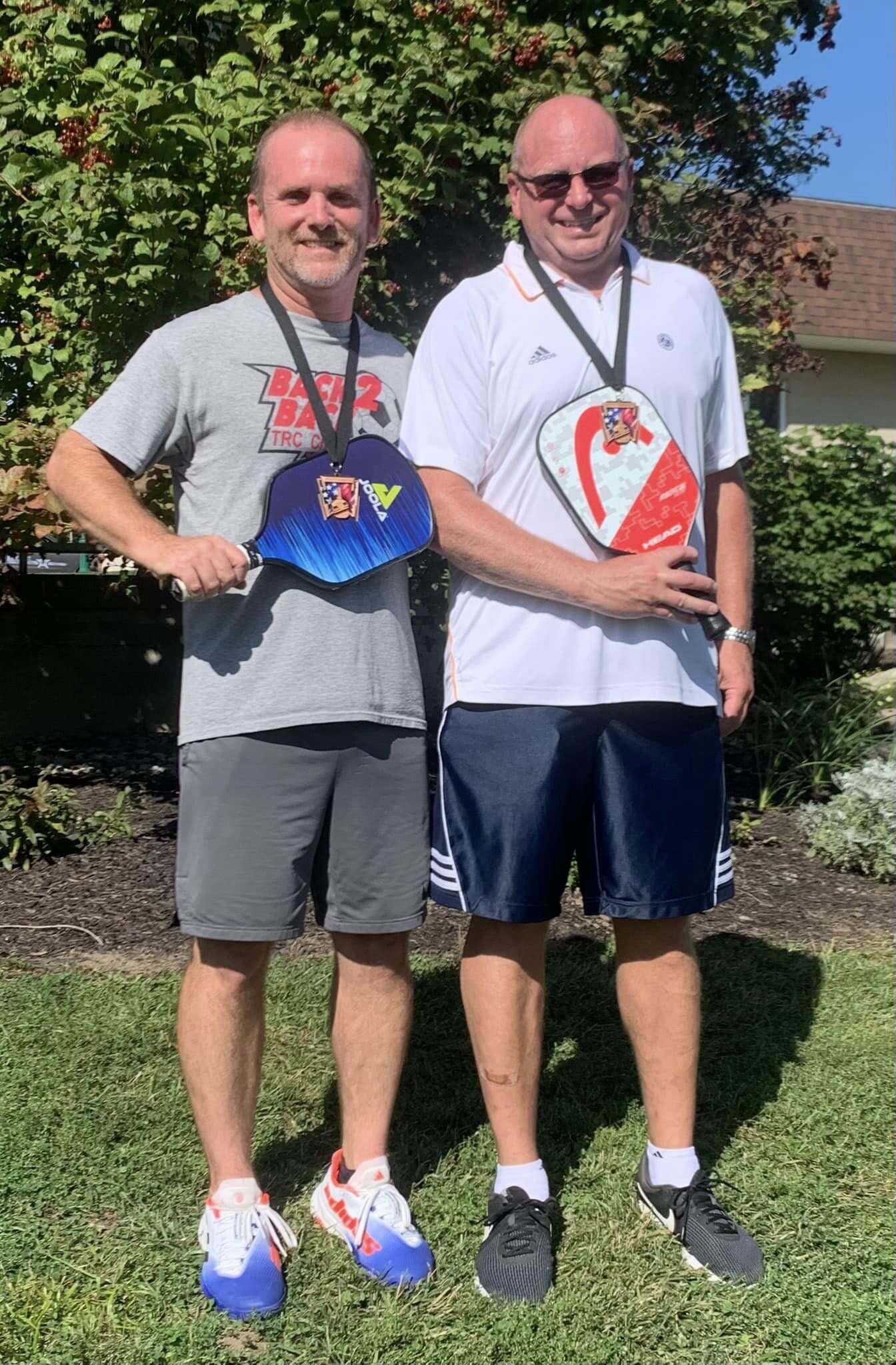 Tim McLaughlin (left) & Jason Groninger at North Manchester Town Life Center.