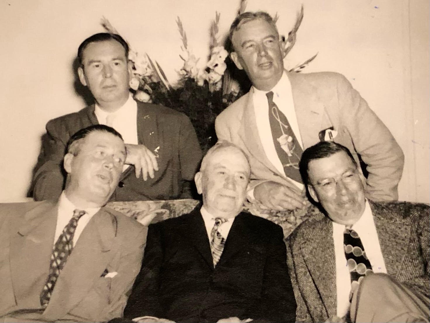 Henry Collins Brown, founder of the Museum of the City of New York, and his sons.