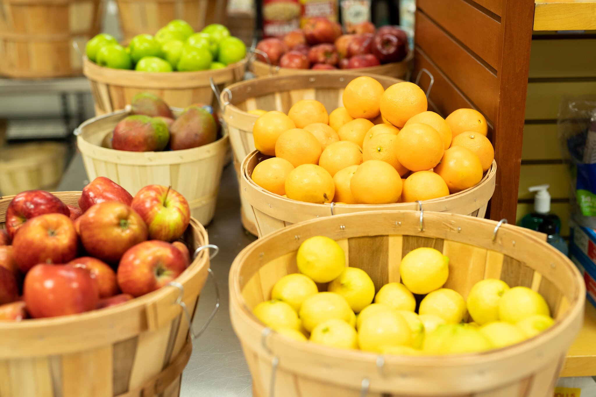 Utopian Community Grocery store sells fresh produce in a food desert.