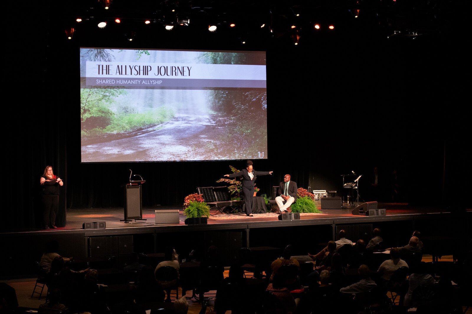 A United Front keynote session in July at the Clyde Theatre at 1808 Bluffton Rd.