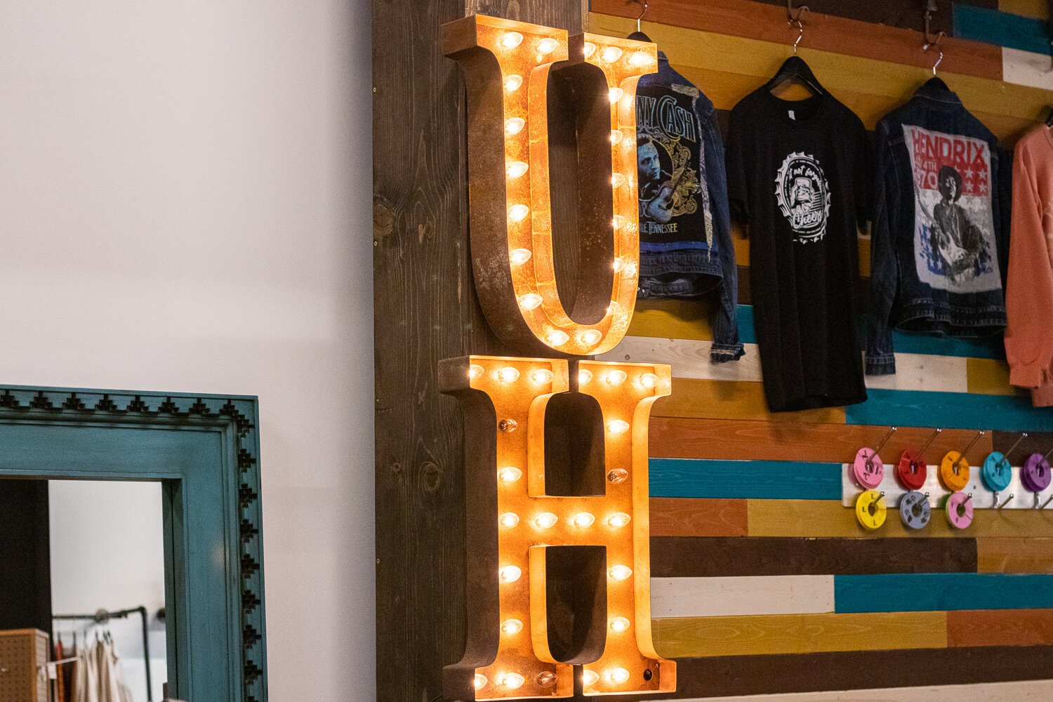 Tammy Castleberry, owner of The Urban Hippie, describes the store's space as "kitschy."