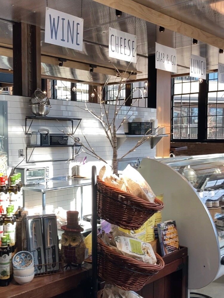 The East Hall offers a grocery-style experience with local and artisan products.