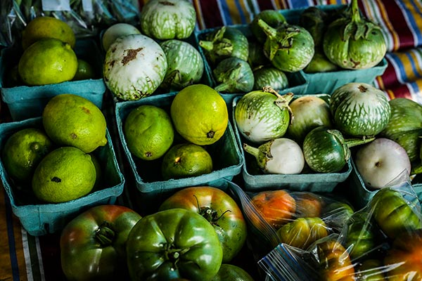 Fresh produce at the McCormick Place Farm Market.