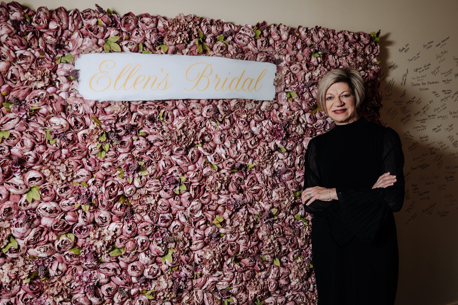 Lisa Downs owns Ellen's Bridal & Dress Boutique at 45 W. Market St. in Wabash,.