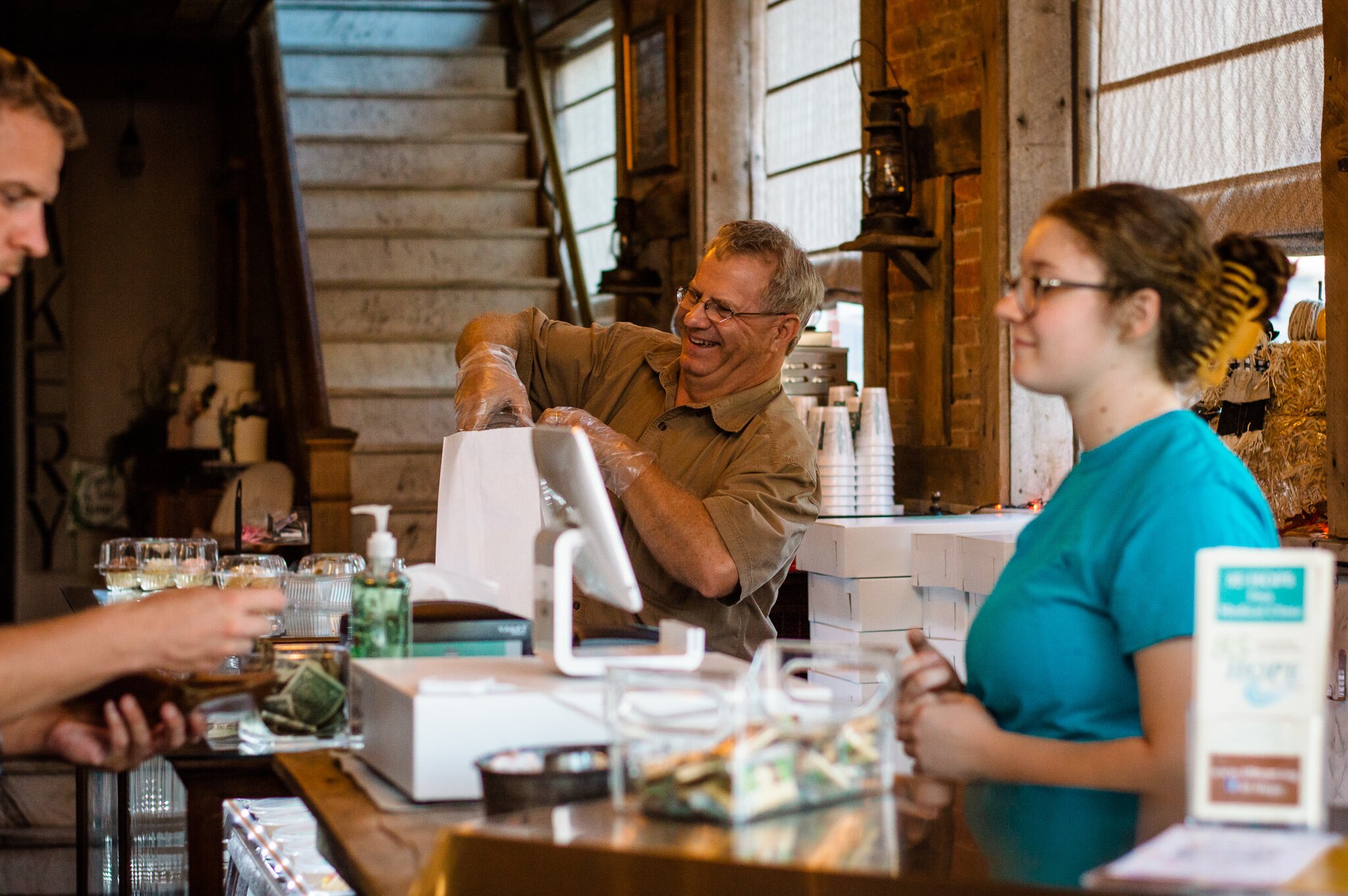 Shoppers browse small businesses in Downtown Wabash during First Fridays.