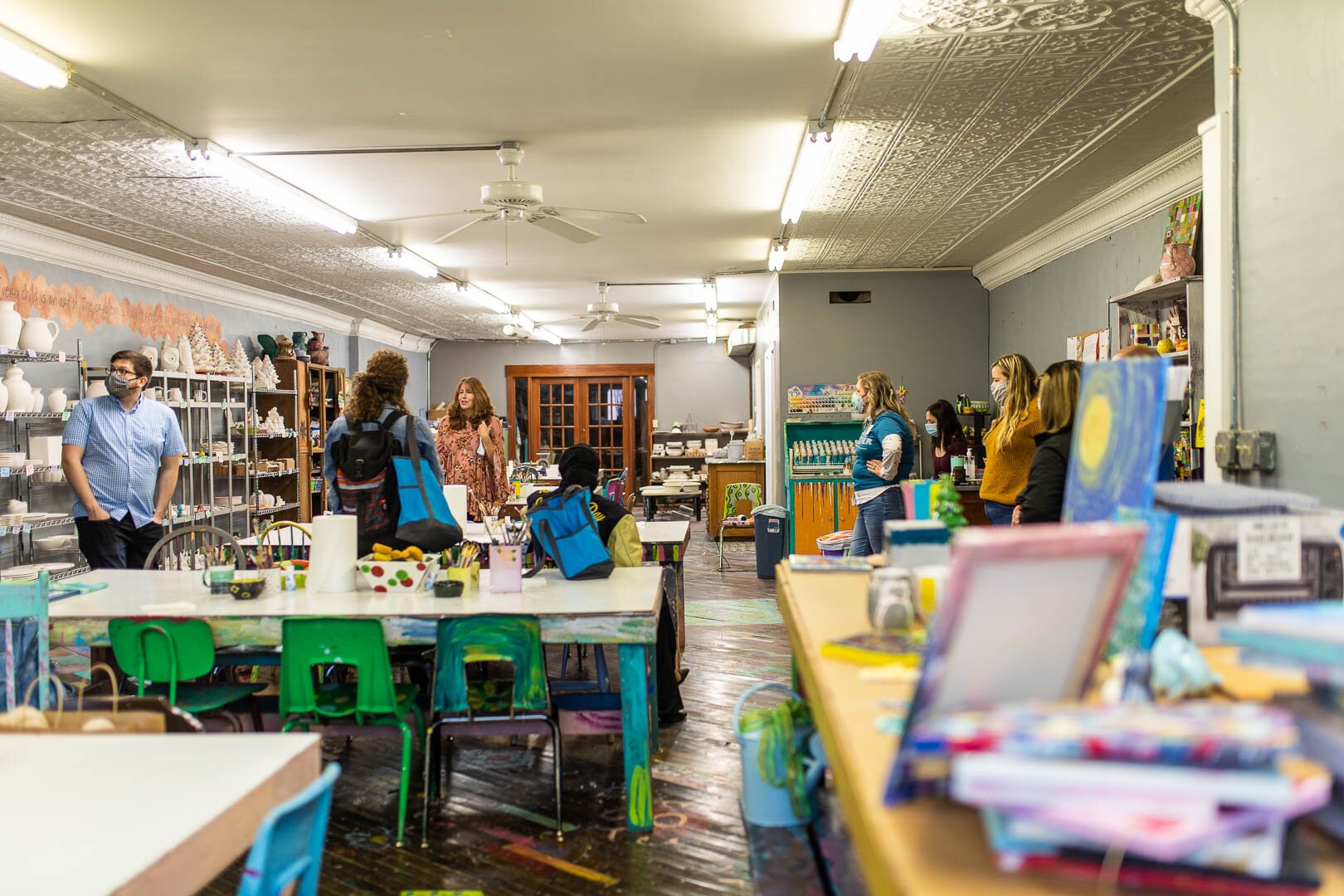 Downtown Wabash has a vibrants arts scene with creative small businesses.