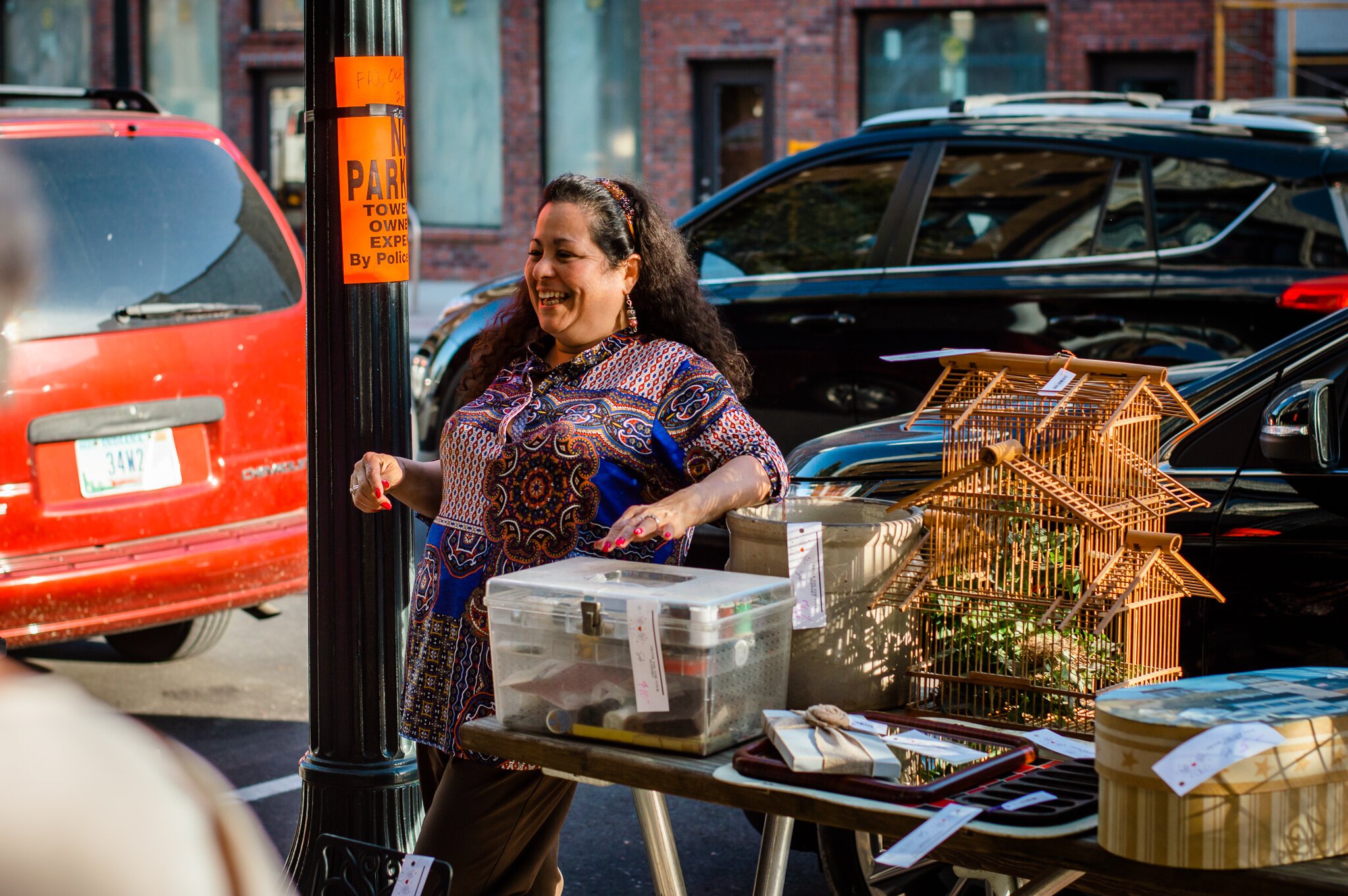 Small businesses enjoy Downtown Wabash during First Fridays.