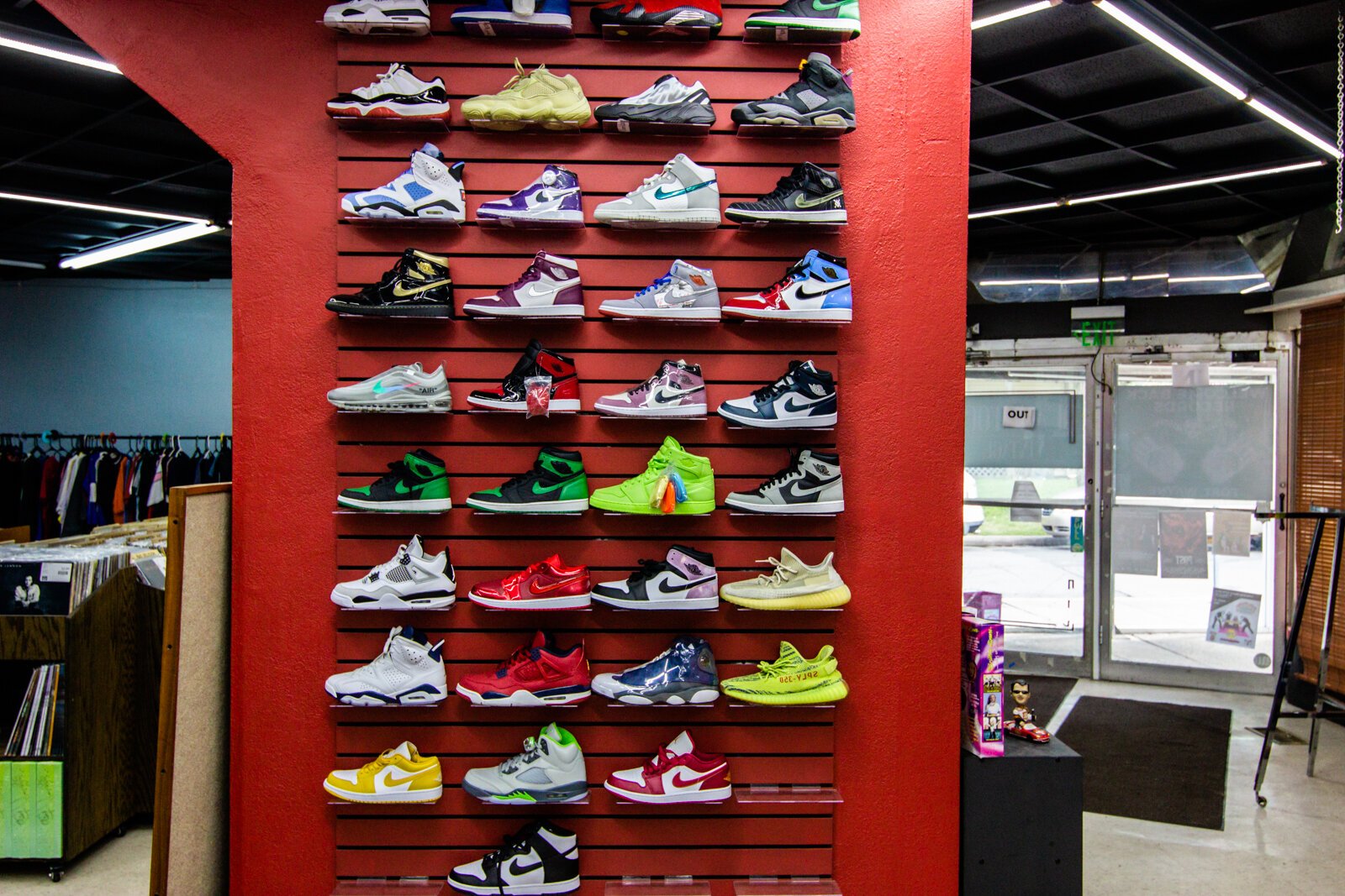 Deadstock Vintage sells secondhand sneakers, like Jordans, Dunks, Blazers, and Yeezys.