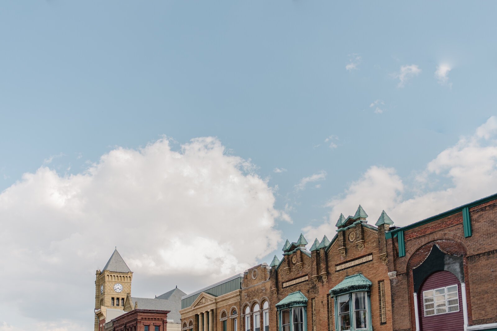 The charming historic buildings of downtown Bluffton.