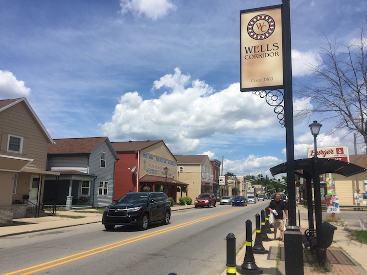 The Historic Wells Street Corridor is the city's second-oldest shopping district.