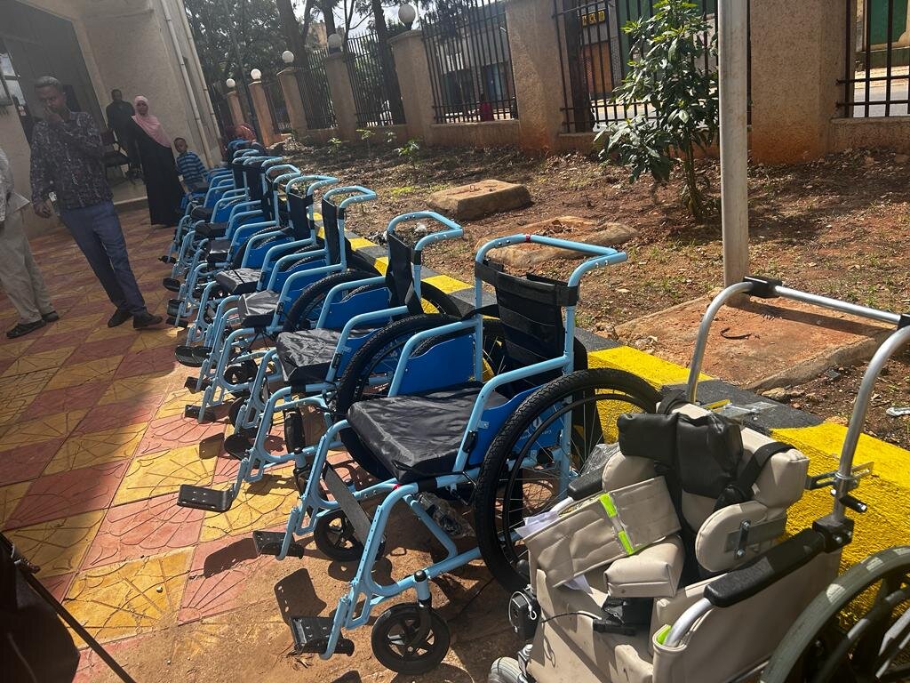 This spring, Agape Mobility Ethiopia provided 67 wheelchairs to disabled persons in Tigray.