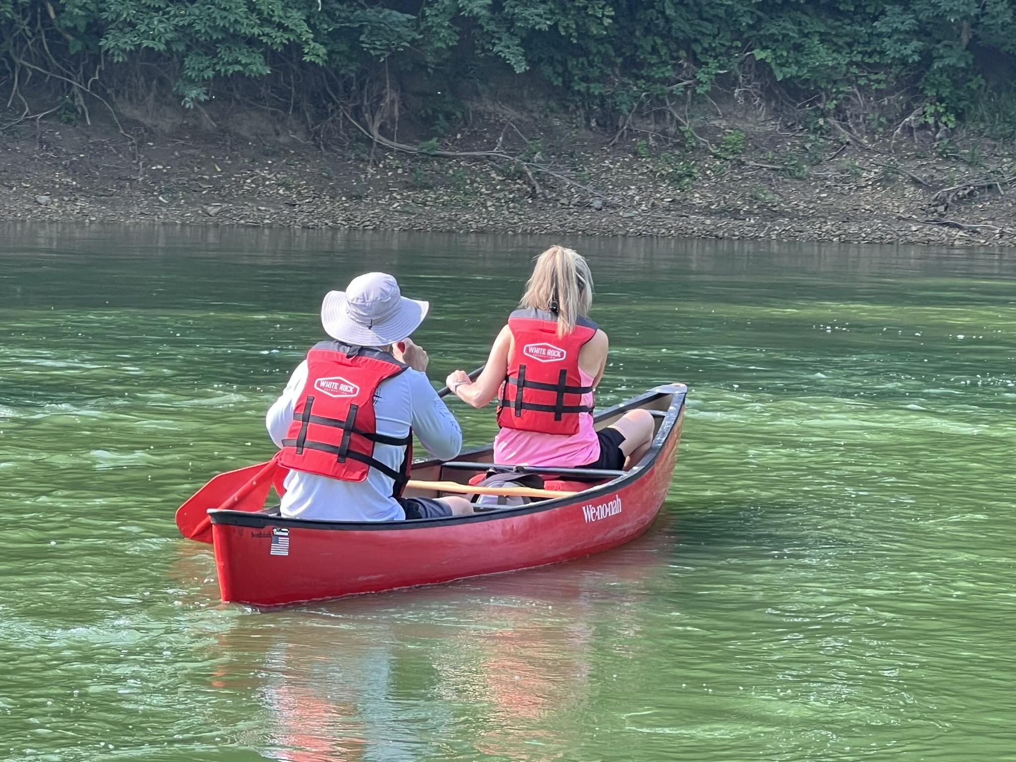 White Rock Recreation provides rental canoes, kayaks, and tubes.