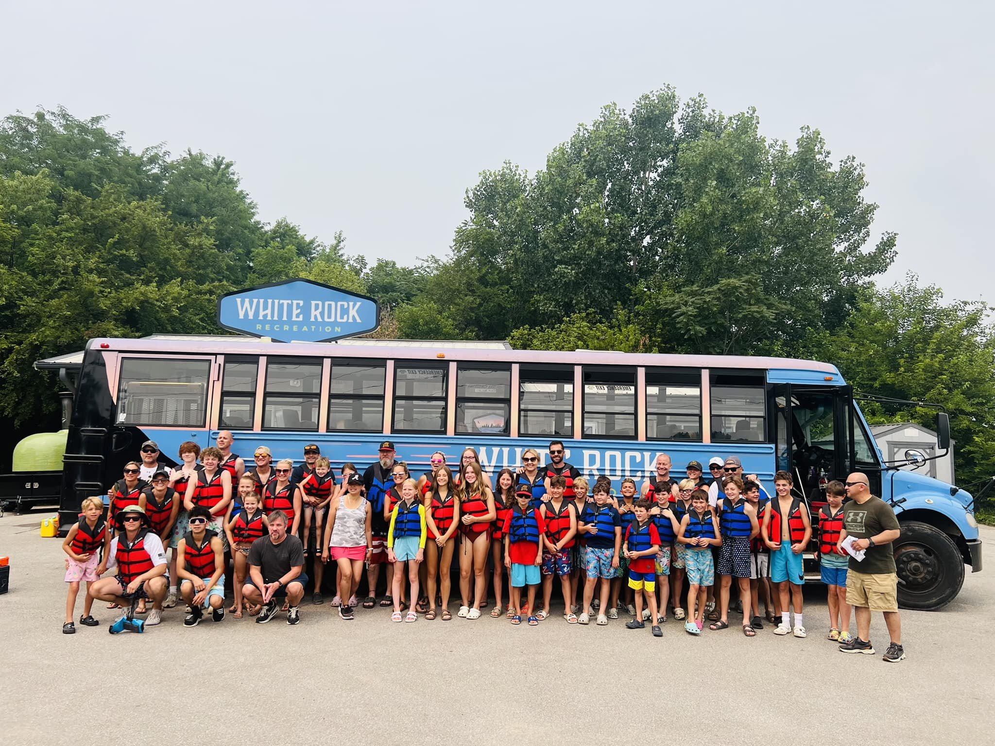 White Rock Recreation hosts players and families from the State Little League Tournament for a trip on the river.