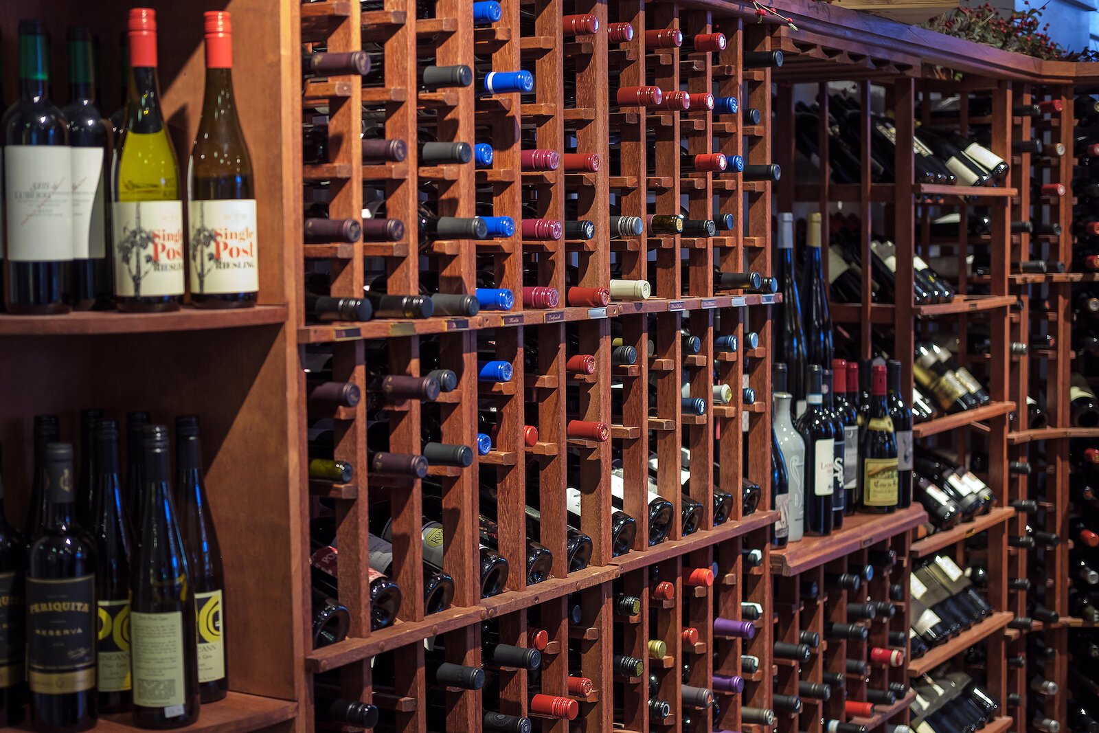 The Wine & Cheese Bar at the Charley Creek Inn.