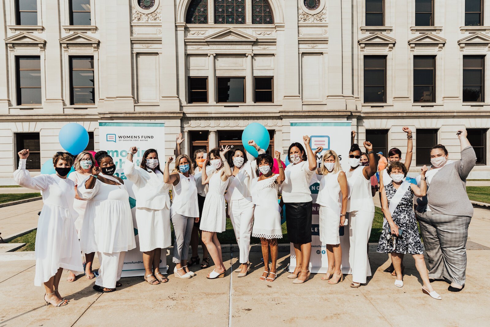 Fort Wayne women celebrate the launch of the Community Foundation's Women's Fund of Greater Fort Wayne.