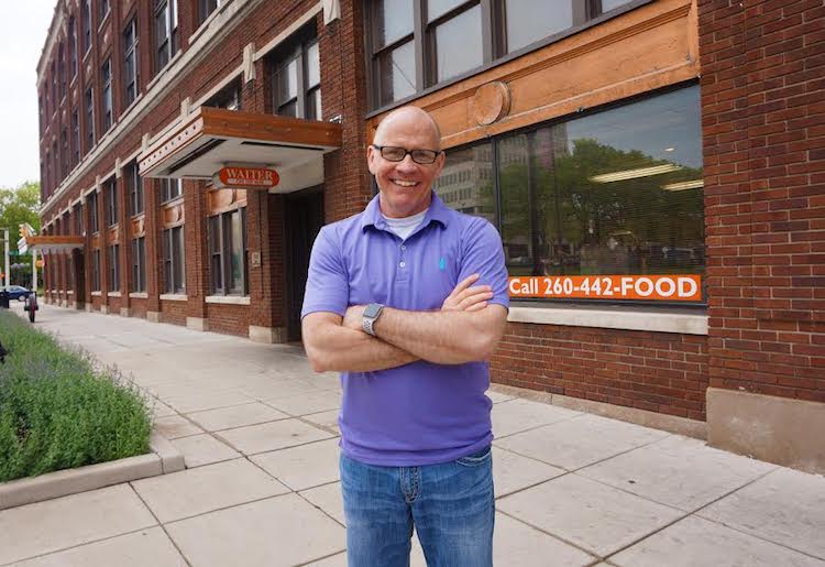 Derek Berkes owns Waiter on the Way in downtown Fort Wayne.