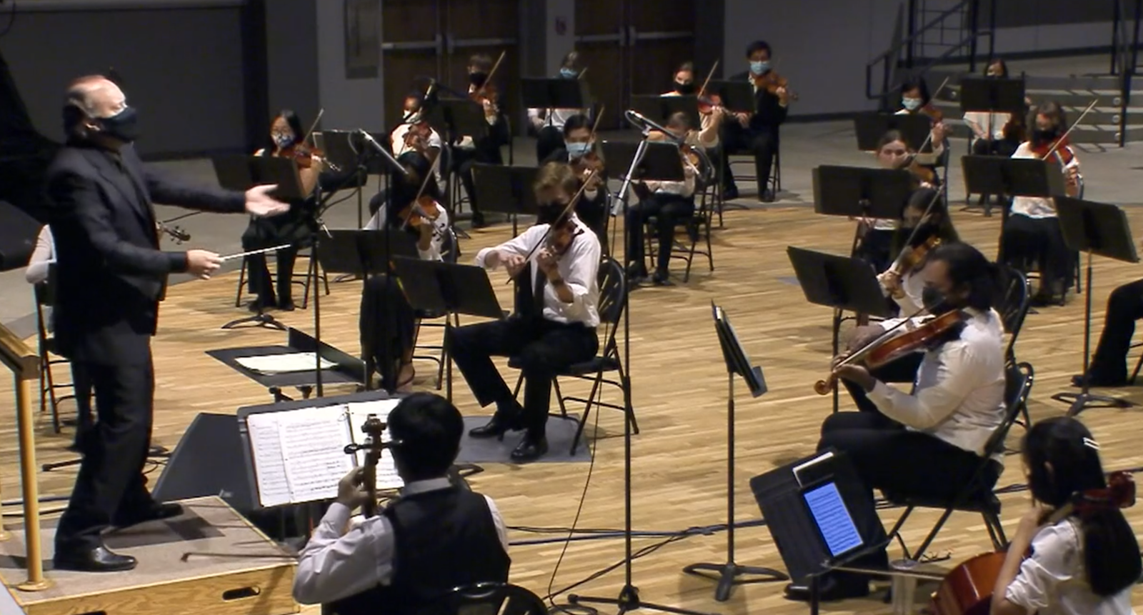 A performance of Beethoven’s Fifth by the Fort Wayne Philharmonic Youth Orchestra at the Clyde Theatre.