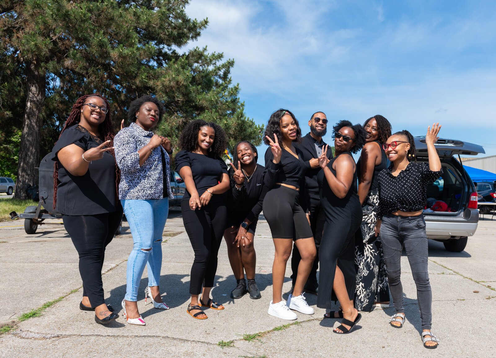 Members of the Young Professionals at the 3rd annual Southside Love event at Link's Wonderland.