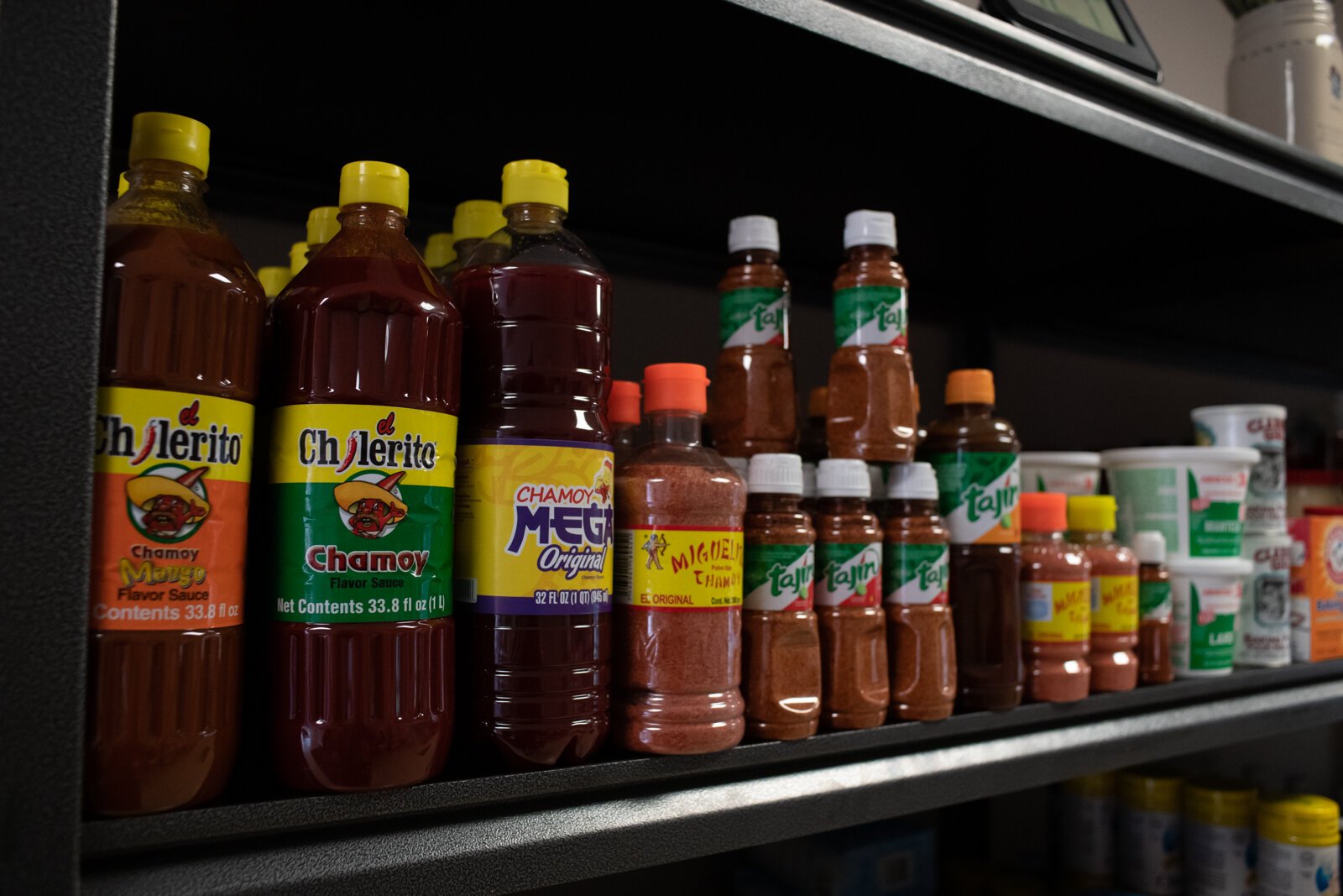 Sauces for sale at Zion.