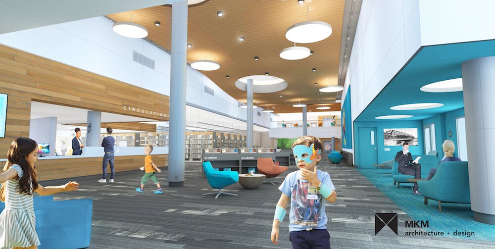 MKM's plans for the Wells County Public Library.